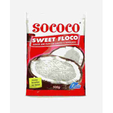 Coco Ralado Floco SOCOCO Sweet 100g 24un