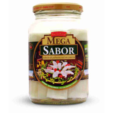 Palmito Palmeira Real MEGA SABOR Inteiro Vidro 300g
