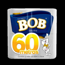 Papel Higienico BOB Rolao Neutro 60m 16x4un