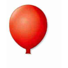 Balao N25 SAO ROQUE Liso Super Vermelho 1un