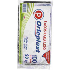 Saco Lixo ORLEPLAST Refil 100L 75X105X0.08 15un