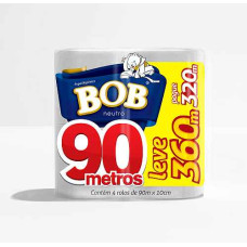 Papel Higienico BOB Leve360Pague320m 90M 16x4