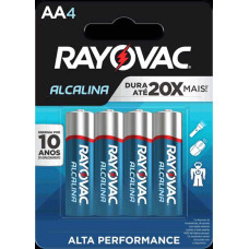 Pilha RAYOVAC Alcalina Pequena SM CT 4un