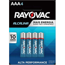 Pilha RAYOVAC Alcalina PALITO CT 4un