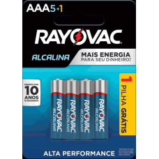 Pilha RAYOVAC Alcalina Palito L6P5