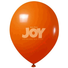 Balao N7 JOY Redondo Laranja 50un